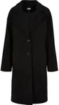 Urban Classics Ladies - Oversized Long Mantel - XS - Schwarz - XS