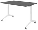 b&uuml;m&ouml; Seminartisch klappbar & fahrbar - Gr&ouml;&szlig;e: 120 x 80 cm, Nachbildung:...
