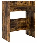 vidaXL DJ Tisch Raucheiche 82 x 45 x 102 cm Holzwerkstoff - Braun