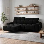 Ecksofa L-Form MARCO MINI 275 x 182 cm Linke, Modernes Sofa mit elektrische