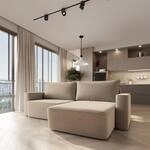 Masseno Ecksofa BELISE mit Schlaffunktion L-Form, Sofa mit Bettkasten,