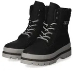 Rieker Damen Boots Schwarz Synthetik Gr&ouml;&szlig;e: 36 - Schwarz - 36