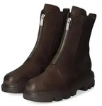 Paul Green Damen Chelsea Boots Braun Rauleder Gr&ouml;&szlig;e: 38 - Braun - 38