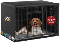 Hundek&auml;fig Abdeckung 137x94x114 cm, 600D Oxford, wasserdicht, winddicht,