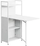 Esstisch Vicco Savio Wei&szlig; 30-100 x 57 cm mit klappbarer Tischplatte, Model...