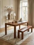Esszimmertisch MUMBAI 140x80x76 cm Sheesham Massivholz Esstisch Zeitlos,...