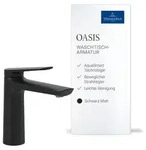Villeroy & Boch Oasis Waschtischarmatur, Auslaufh&ouml;he 114 mm &ndash; Schwarz Matt