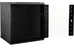 vidaXL Netzwerkschrank mit Speicher Schwarz 53 x 60 x 60 cm Stahl - Schwarz