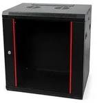 Baseline 18U Wandschrank mit Glast&uuml;r 600x450x900mm (BxTxH)