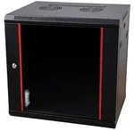 Baseline 12U Wandschrank mit Glast&uuml;r 600x450x635mm (BxTxH)