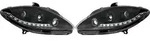 Scheinwerfer Set Hauptscheinwerfersatz f&uuml;r SEAT Leon Schr&auml;gheck (1P1) Altea...