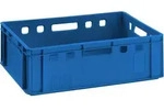 Fleischkiste E2 Fleischerkiste Blau 60x40x20cm Metzgerkiste Lagerkiste...