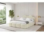 ALTDECOR Polsterbett mit Bettkasten - LANA - 180x200 - Beige - Bett mit Matratze