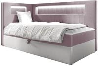 MIRJAN24 Boxspringbett Gold Junior 3 100x200, Einzelbett mit Bonellfederkern,