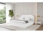 ALTDECOR Polsterbett mit Bettkasten - TIVON - 160x200 - Wei&szlig; - Bett ohne Matratze,