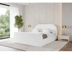 ALTDECOR Polsterbett mit Bettkasten - TIVON-Z - 180x200 - Wei&szlig; - Bett mit Matratze