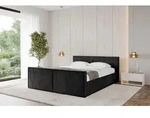ALTDECOR Polsterbett mit Bettkasten - EMMI-Z-v1 - 140x200 - Schwarz - Bett mit