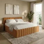 Home Collective Polsterbett 180x200 cm Bett inkl. Lattenrost Doppelbett...