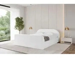 ALTDECOR Polsterbett mit Bettkasten - TIVON-Z-v1 - 120x200 - Wei&szlig; - Bett mit