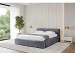 ALTDECOR Polsterbett mit Bettkasten - ENORA-v1 - 180x200 - Dunkelgrau - Bett mit