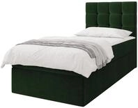 MIRJAN24 Boxspringbett mit Bettkasten Luanda Single, Einzelbett mit Topper, Kopfteil,