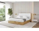 ALTDECOR Polsterbett mit Bettkasten - ENZO1 - 140x200 - Wei&szlig; - Bett ohne Matratze,