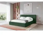 ALTDECOR Polsterbett mit Bettkasten - TEVO - 120x200 - Gr&uuml;n - Bett ohne Matratze,
