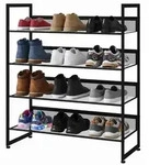 HOMCOM Schuhregal Schuhst&auml;nder mit 4 Ebenen Schuhablage f&uuml;r max. 12 Paar...
