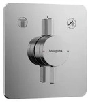 hansgrohe DuoTurn Q Mischer, Unterputz, 2 Verbraucher, 2 Funktionen, Soft Edge