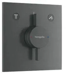 hansgrohe DuoTurn E Mischer, Unterputz, 2 Verbraucher, 2 Funktionen, eckige Rosette,