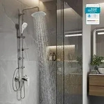 HANSGROHE Duscharmatur Vernis Blend, Duschsystem mit Einhebelmischer und BELVIT