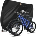 Toptrek 210D Fahrradabdeckung 2 Fahrr&auml;der Wasserdicht 210x110x95cm