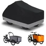 Lastenrad Abdeckung wasserdicht 600D Oxford Grau 225x105x110 cm - Grau
