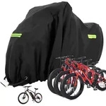 Fahrradabdeckung Wasserdicht f&uuml;r 1-3 Fahrr&auml;der 210x112x112cm Oxford-Gewebe mit