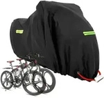 Fahrradabdeckung Wasserdicht f&uuml;r 1-2 Fahrr&auml;der 205x110x80 cm 210D...