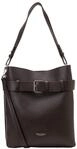 Marc O'Polo Schultertasche Umh&auml;ngetasche Brinja Hobo Bag Burnt Coffee...