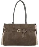 Coccinelle Sabine Soft - Schultertasche 36 cm (fango/wart.t/fan) - Braun