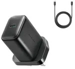 Ładowarka sieciowa Joyroom JR-TCF23 25W z kablem USB-C 1m - czarna - Schwarz
