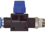Riegler 3/2-Wegeventil &raquo;Blaue Serie&laquo;, Steckanschluss, R 1/4 a., S-G &Oslash; 12mm