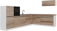 Eckk&uuml;che Vicco R-Line Sonoma/Wei&szlig; 327 x cm ohne Arbeitsplatte, Model 67588