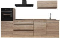 K&uuml;chenzeile Vicco R-Line Sonoma/Goldkraft Eiche 280 cm Arbeitsplatte Goldkraft