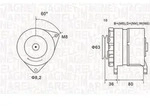 MAGNETI MARELLI 063735060010 Lichtmaschine Generator LiMa 70A 14V