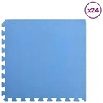 vidaXL Pool Bodenschutzmatte 24 stk. Blau 8,64 m2 EVA-Schaum