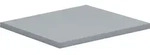 VCM Eckplatte Schreibtisch Lona 50x50 - Grau