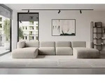 ALTDECOR Ecksofa - MIRA-U2 - 408x179x70 - Beige - Corner Sofa Eckcouch Couch U-Form,