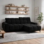 Ecksofa L-Form MARCO MINI 275 x 182 cm Rechte, Modernes Sofa mit elektrische