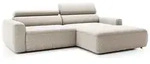 Selsey Fando - Ecksofa mit Schlaffunktion, L-Form, 4-Sitzer, Flechtstoff...