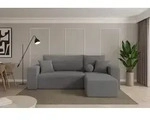 ALTDECOR Ecksofa mit Schlaffunktion und Bettkasten - SENO-L - 249x139x85 - Grau -
