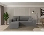 ALTDECOR Ecksofa mit Schlaffunktion und Bettkasten - SENO-L - 249x139x85 - Grau -