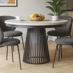BEAUTYSOFA | Runder Ausziehbarer Tisch LUMI &Oslash; 120&ndash;200 cm, Tisch f&uuml;r Esszimmer,